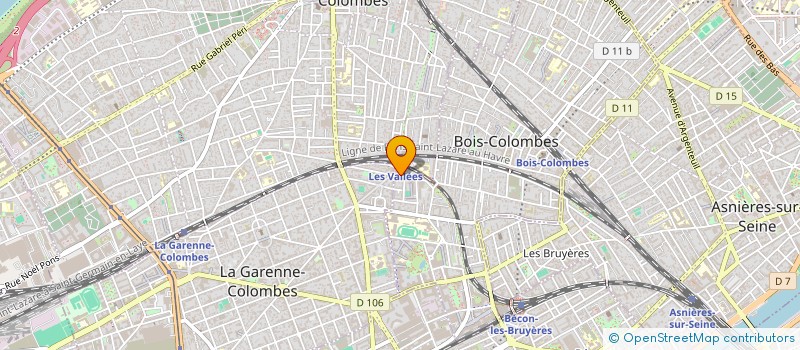 localisation de l'entreprise MADAME LAURENCE LABAUME à BOIS-COLOMBES