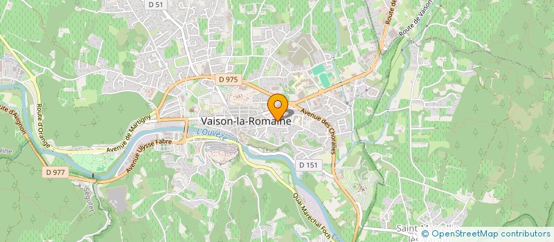 localisation de l'entreprise MADAME LAURENCE LABEYE MEDOUX  VAISON-LA-ROMAINE