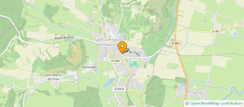 localisation de l'entreprise MADAME LAURENCE LABOURE à SAINT-GENGOUX-LE-NATIONAL