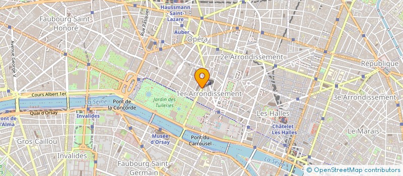 localisation de l'entreprise MADAME LAURENCE LABOUREL à PARIS 01