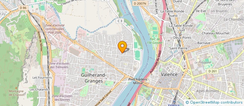 localisation de l'entreprise MADAME LAURENCE LABRADA-LOPEZ  GUILHERAND-GRANGES