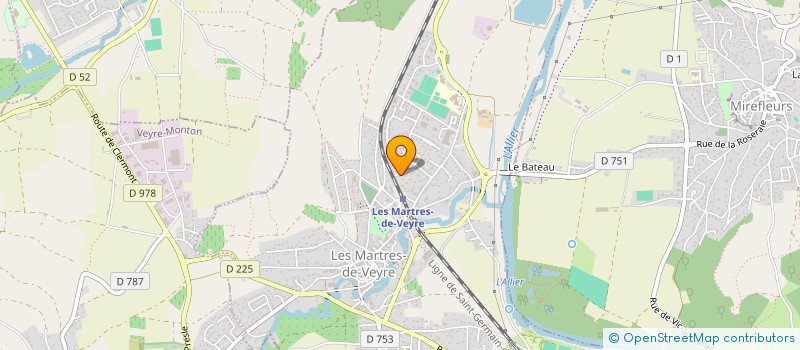 localisation de l'entreprise MADAME LAURENCE LACELLE  LES MARTRES-DE-VEYRE