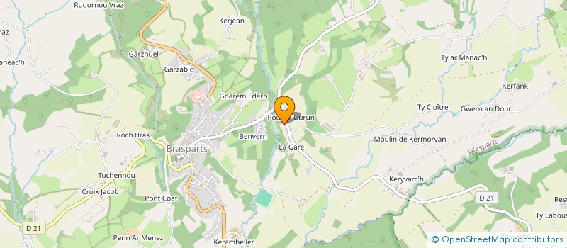 localisation de l'entreprise MADAME LAURENCE LACOSTE  BRASPARTS