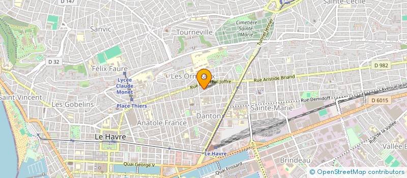 localisation de l'entreprise MADAME LAURENCE LACOUR  LE HAVRE