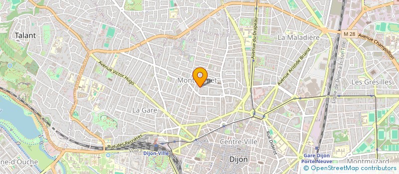 localisation de l'entreprise MADAME LAURENCE LADEON  DIJON