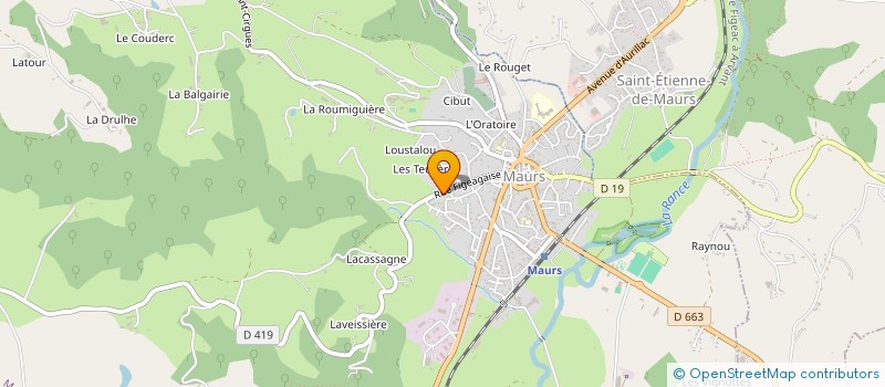 localisation de l'entreprise MADAME LAURENCE LADET à MAURS