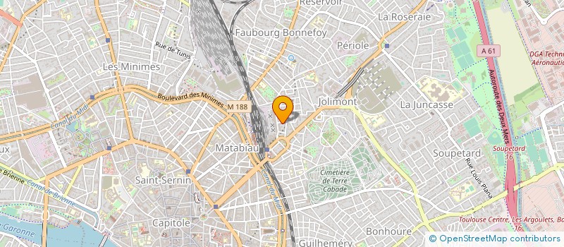 localisation de l'entreprise MADAME LAURENCE LAFFORGUE  TOULOUSE