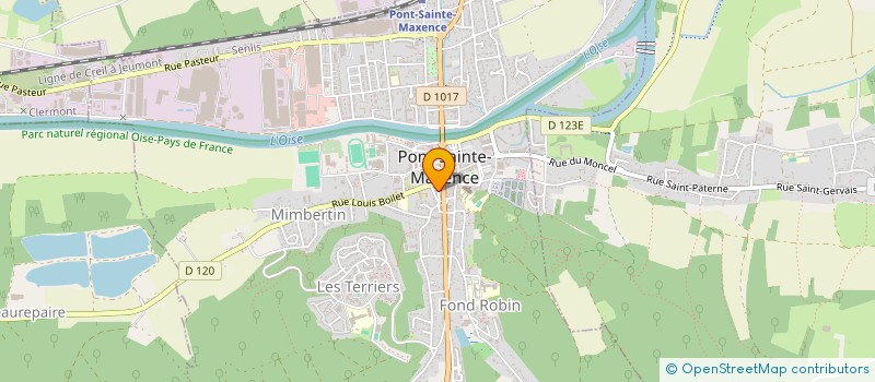 localisation de l'entreprise MADAME LAURENCE LAFON  MAIGNELAY-MONTIGNY