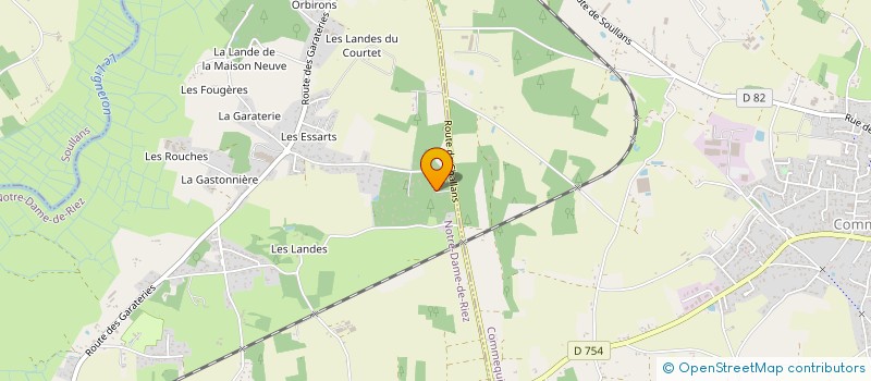 localisation de l'entreprise MADAME LAURENCE LAGATHU  NOTRE-DAME-DE-RIEZ