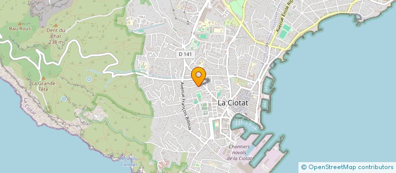 localisation de l'entreprise MADAME LAURENCE LAMORIETTE à LA CIOTAT