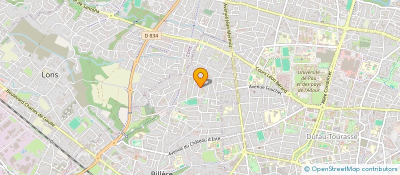 localisation de l'entreprise MADAME LAURENCE LAMOULIE à BILLERE