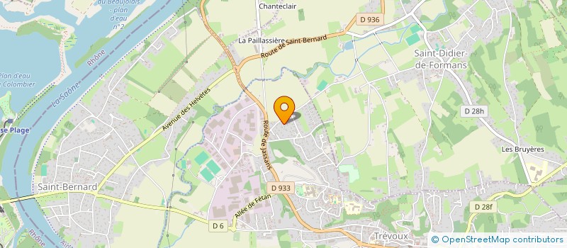 localisation de l'entreprise MADAME LAURENCE LAROCHE à REYRIEUX