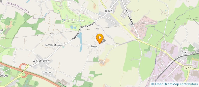 localisation de l'entreprise MADAME LAURENCE LARTIGUE  LA BAULE-ESCOUBLAC