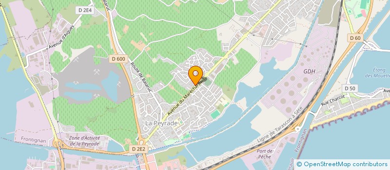 localisation de l'entreprise MADAME LAURENCE LARTIGUES à FRONTIGNAN