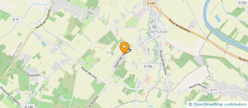 localisation de l'entreprise MADAME LAURENCE LASSERRE  VILLEMATIER