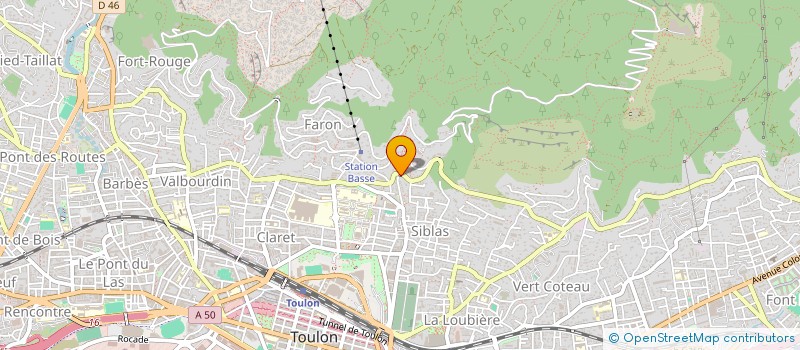 localisation de l'entreprise MADAME LAURENCE LAURENCEAU  TOULON