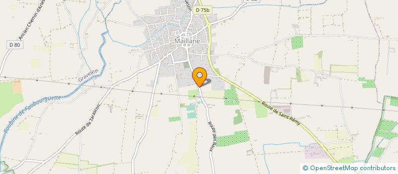 localisation de l'entreprise MADAME LAURENCE LAURENT  MAILLANE