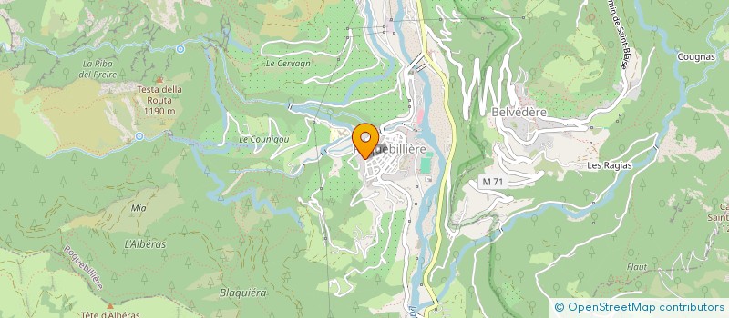 localisation de l'entreprise MADAME LAURENCE LAVIGNE  ROQUEBILLIERE