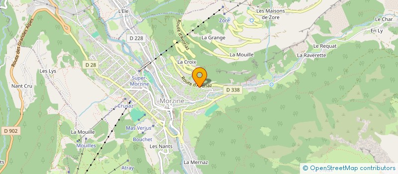 localisation de l'entreprise MADAME LAURENCE LAZIER  MORZINE