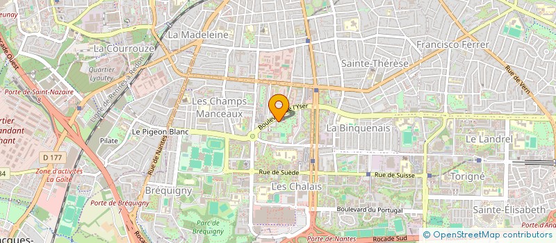 localisation de l'entreprise MADAME LAURENCE LE BLET  RENNES