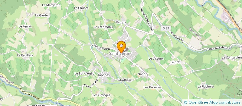 localisation de l'entreprise MADAME LAURENCE LE BOLLOCH  SAINT-VERAND