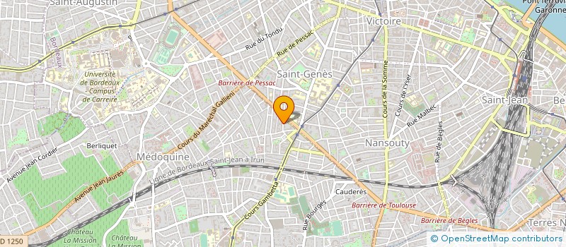 localisation de l'entreprise MADAME LAURENCE LE BOURVELLEC  TALENCE