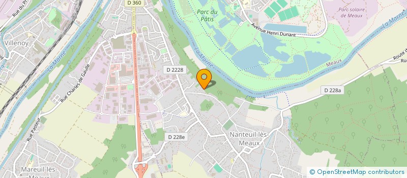 localisation de l'entreprise MADAME LAURENCE LE CALVEZ à NANTEUIL-LES-MEAUX