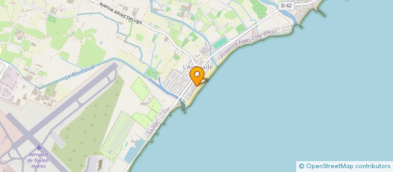 localisation de l'entreprise MADAME LAURENCE LE COQ  HYERES