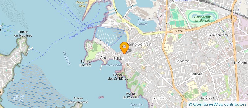 localisation de l'entreprise MADAME LAURENCE LE GALLOU  SAINT-MALO