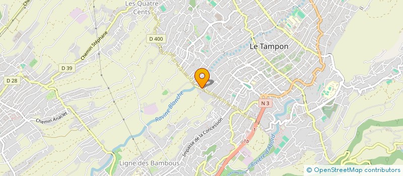 localisation de l'entreprise MADAME LAURENCE LE GLEUT à LE TAMPON