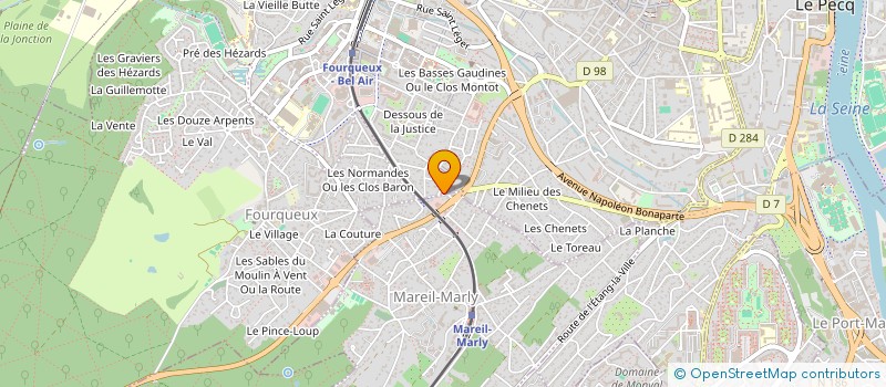 localisation de l'entreprise MADAME LAURENCE LE GUYADER  SAINT-GERMAIN-EN-LAYE