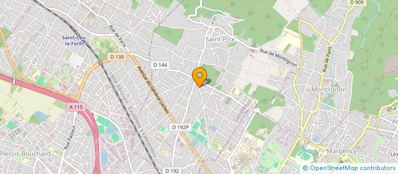 localisation de l'entreprise MADAME LAURENCE LE MIEUX à SAINT-PRIX