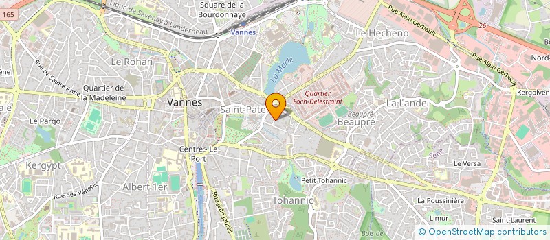 localisation de l'entreprise MADAME LAURENCE LE NIVET à VANNES