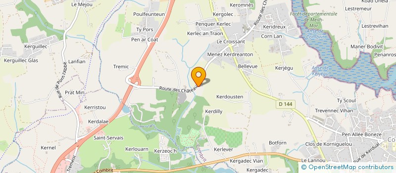 localisation de l'entreprise MADAME LAURENCE LE QUILLIEC  COMBRIT