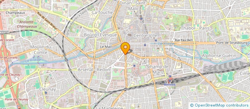 localisation de l'entreprise MADAME LAURENCE LE VAILLANT  RENNES