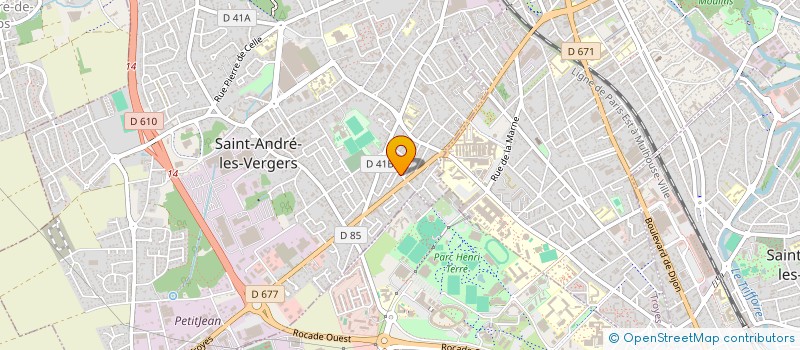 localisation de l'entreprise MADAME LAURENCE LEBEGUE  SAINT-ANDRE-LES-VERGERS