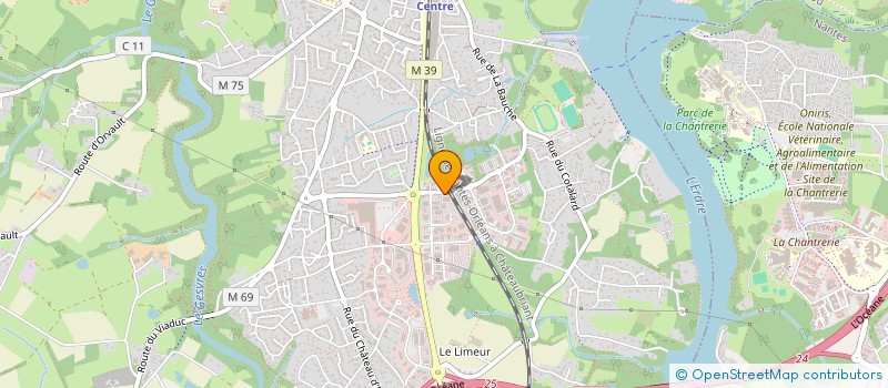 localisation de l'entreprise MADAME LAURENCE LEBOEUF  LA CHAPELLE-SUR-ERDRE