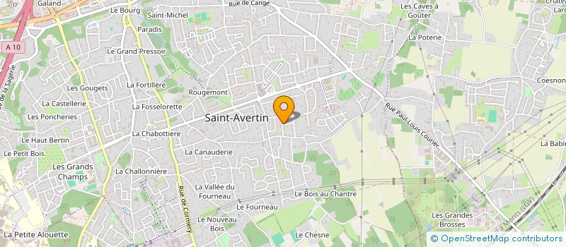 localisation de l'entreprise MADAME LAURENCE LEBOURDAIS  SAINT-AVERTIN