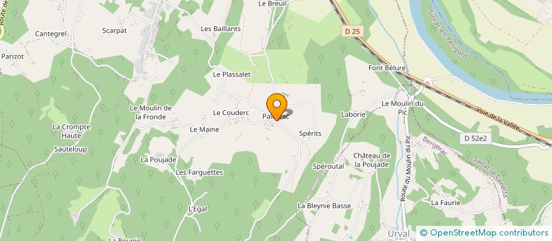 localisation de l'entreprise MADAME LAURENCE LEBRUN  LE BUISSON-DE-CADOUIN