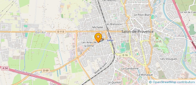 localisation de l'entreprise MADAME LAURENCE LECLERE  SALON-DE-PROVENCE