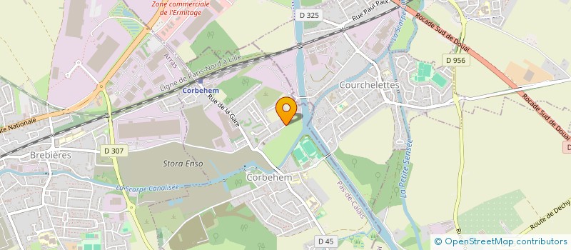 localisation de l'entreprise MADAME LAURENCE LECOEUVRE  CORBEHEM