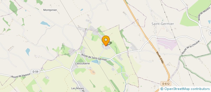 localisation de l'entreprise MADAME LAURENCE LEDUC  LABOULBENE