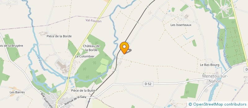localisation de l'entreprise MADAME LAURENCE LEDUC  MENETOU-SUR-NAHON