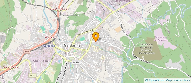localisation de l'entreprise MADAME LAURENCE LEFEBVRE à GARDANNE