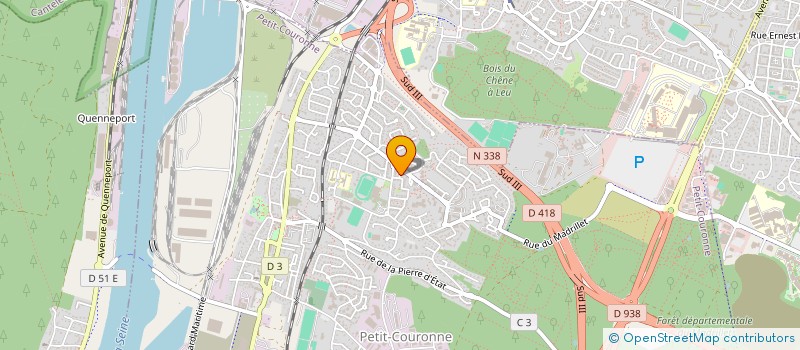 localisation de l'entreprise MADAME LAURENCE LEFEBVRE  PETIT-COURONNE