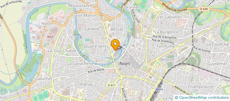 localisation de l'entreprise MADAME LAURENCE LEFEVRE à NIORT