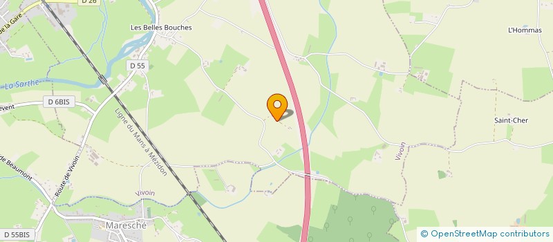 localisation de l'entreprise MADAME LAURENCE LEGENDRE  VIVOIN