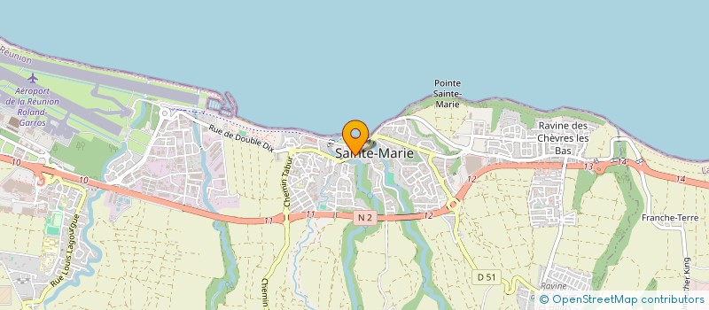 localisation de l'entreprise MADAME LAURENCE LEGROS à SAINTE-MARIE