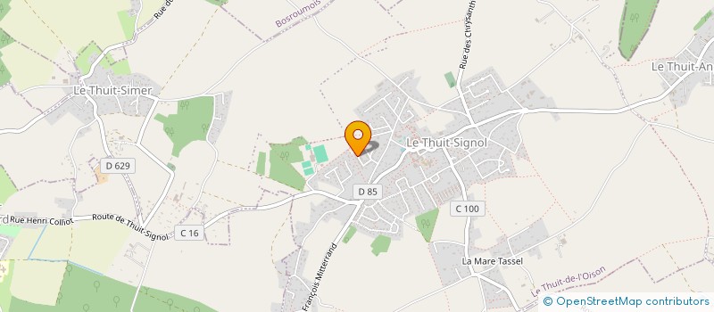 localisation de l'entreprise MADAME LAURENCE LEJEUNE  LE THUIT DE L'OISON