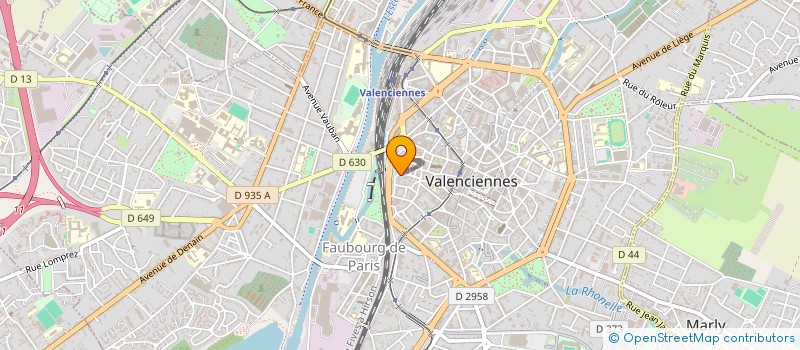 localisation de l'entreprise MADAME LAURENCE LELEUX  VALENCIENNES